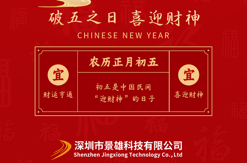 北京大年初五，迎财神